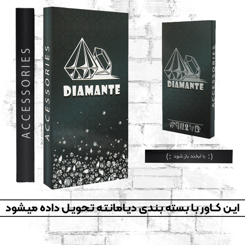 کاور دیامانته مدل bk مناسب برای گوشی موبایل سامسونگ Galaxy J3 2015