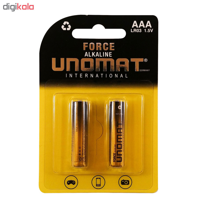 باتری نیم قلمی یونومات مدل Force-10 بسته 10 عددی