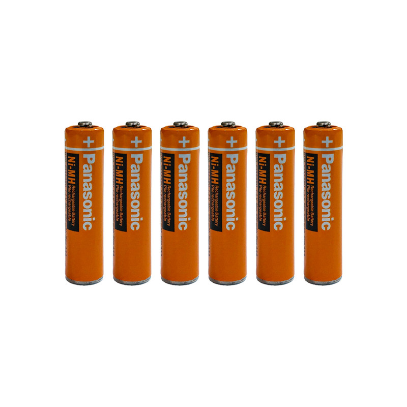 باتری تلفن بی سیم پاناسونیک مدل HHR-63AAABU کد 1.2V بسته 6 عددی