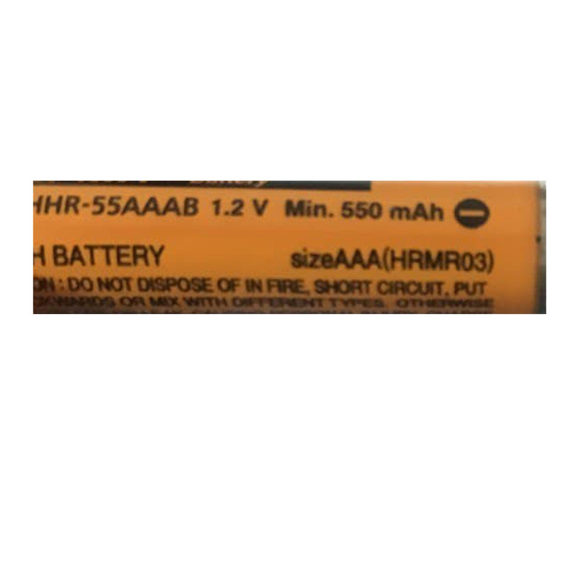 باتری نیم قلمی قابل شارژ پاناسونیک مدل (Ni-MH/HHR-55AAAB(HRMR03 بسته چهار عددی