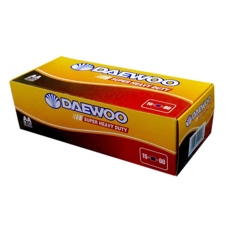 باتری قلمی دوو مدل Super Heavy Duty بسته 60 عددی