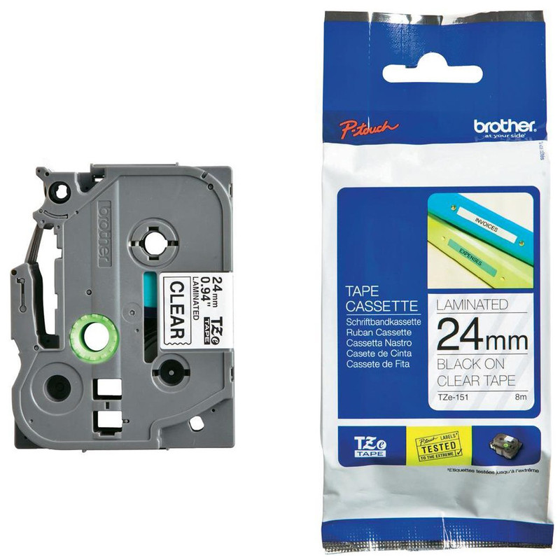 برچسب پرینتر لیبل زن برادر مدل TZe-151