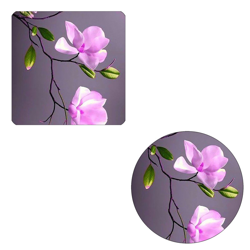 مگنت طرح گل کد M2 به همراه زیر لیوانی مدل 1