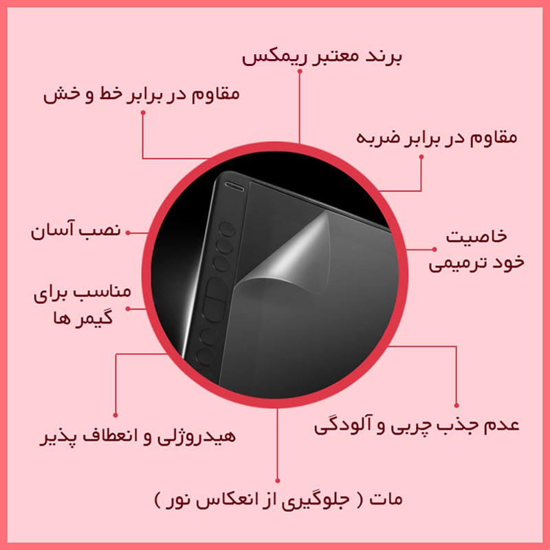 محافظ صفحه نمایش مات ریمکس مدل HyMTT مناسب برای تبلت هوآوی MatePad Pro 12.6