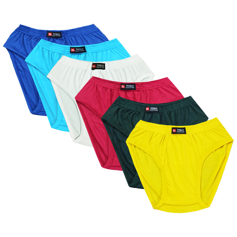 شورت مردانه مدل اسلیپ کد S 456 مجموعه 6 عددی