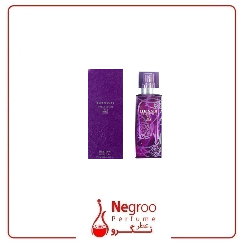 عطر ادکلن زنانه لالیک آمیتیس بنفش برند کالکشن کد 089 (Lalique Amethyst) حجم 25 میل