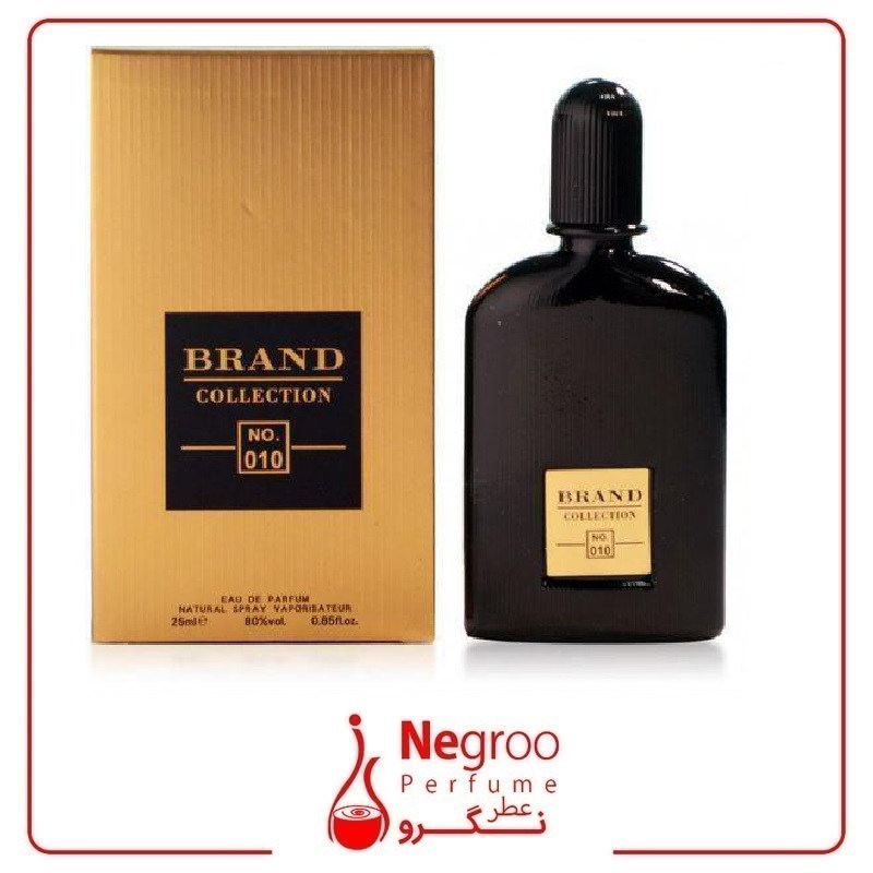 عطر ادکلن زنانه تام فورد بلک ارکید برند کالکشن کد 010 (Tom Ford Black Orchid) حجم 25 میل