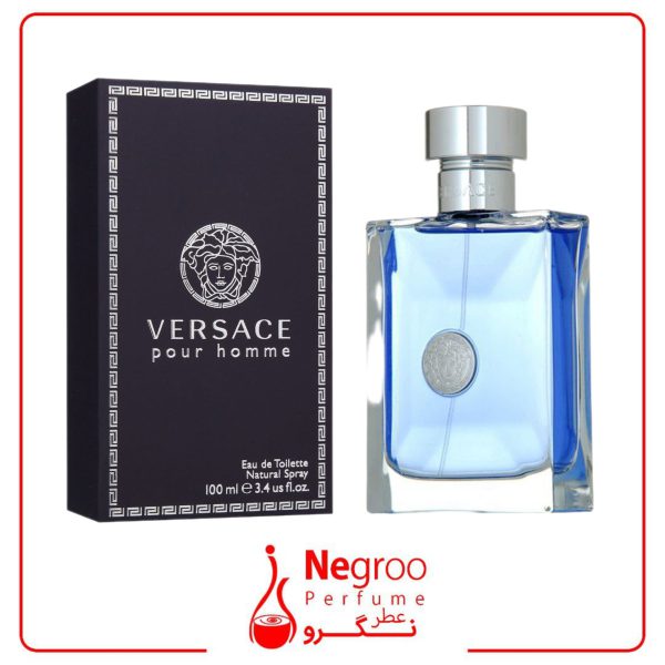 عطر ادکلن مردانه ورساچه پورهوم Versace Pour Homme مدل ورساچه آبی
