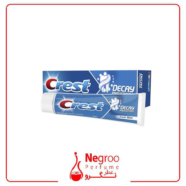 خمیر دندان کرست مدل decay prevention نعنایی 100 میل اورجینال