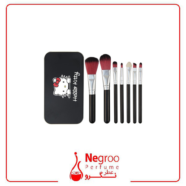 ست براش آرایشی 7 عددی مدل هلو کیتی HELLO KITTY