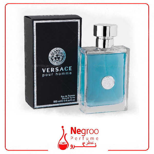 ادکلن ورساچه پور هوم مردانه (ورساچه آبی ) Versace Pour homme