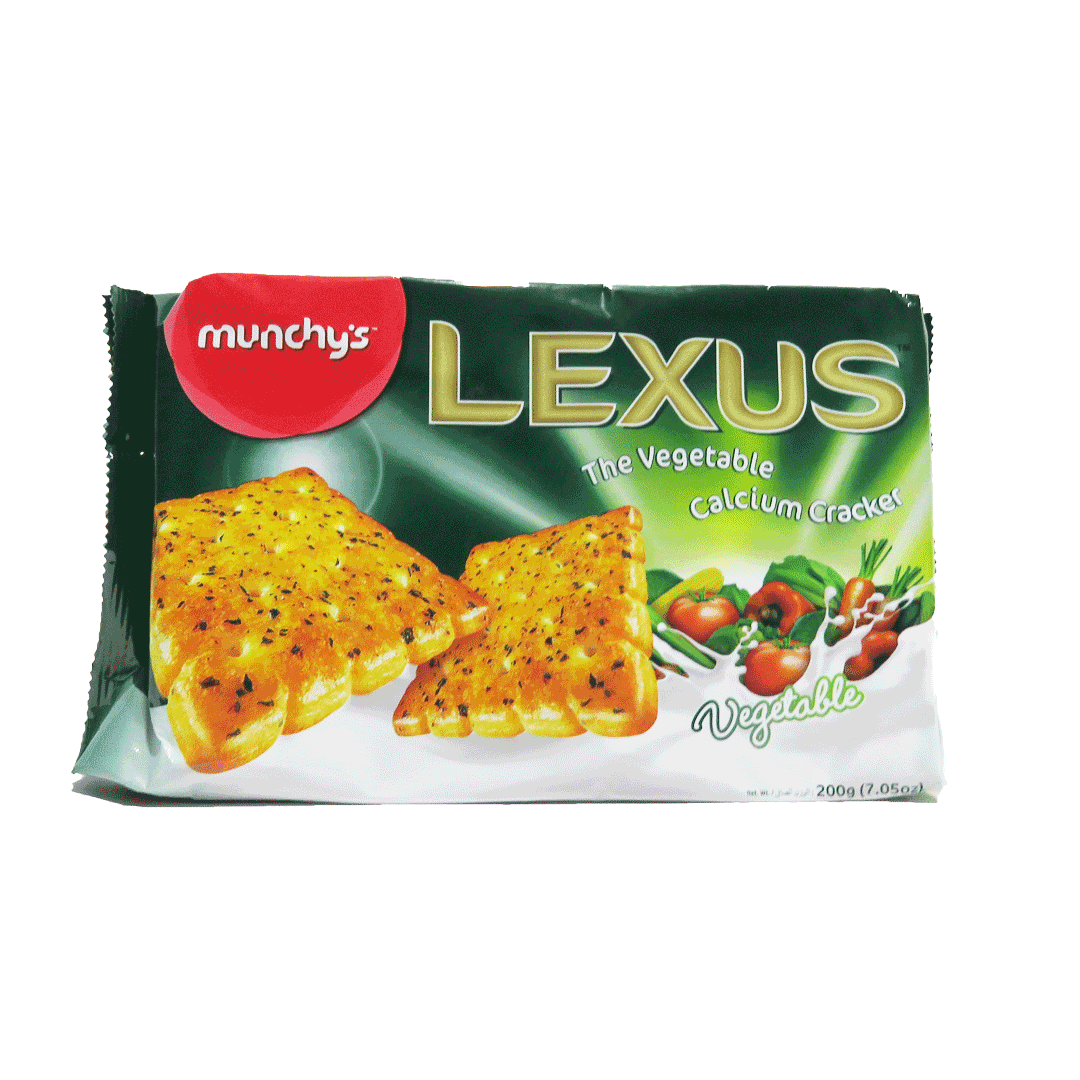 بیسکویت سبزیجات لکسوس 12 عددی | Lexus Vegetable Biscuits 12 Packs - Munchy's