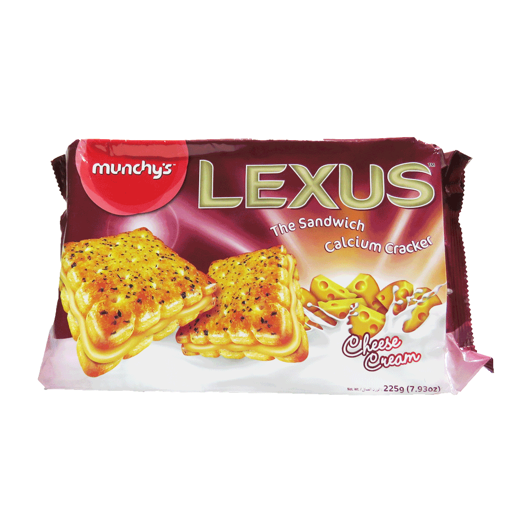 بیسکویت کراکر لکسوس با کرم پنیر | Lexus Cheese Cream Crackers
