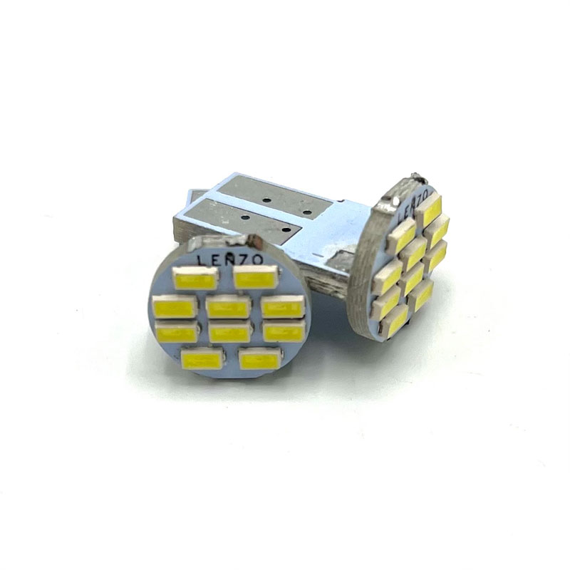 لامپ اس ام دی خودرو مدل 10 SMD نور یخی بسته دو عددی
