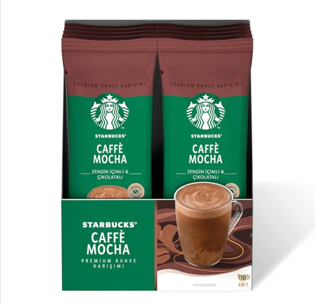 پک 10 عددی لته استارباکس با طعم کافی موکا STARBUCKS CAFFE MOCHA(اورجینال)