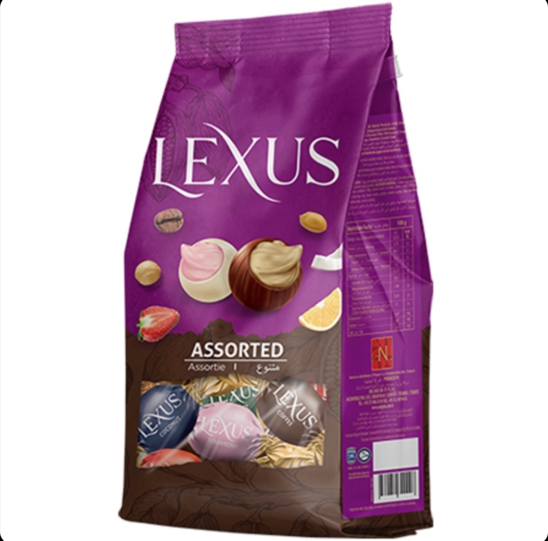 شکلات لکسوس مدل ترکیبی Lexus Assorted Chocolate 300g(اورجینال)