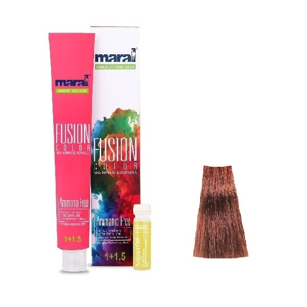رنگ مو مارال مدل Fusion شماره 7.518 حجم 100 میلی لیتر رنگ کافه لاته