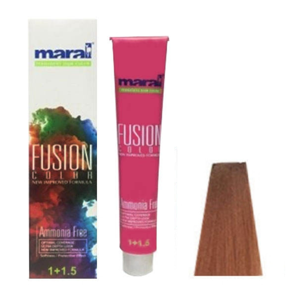 کیت رنگ مو مارال مدل Fusion شماره 7.771 حجم 100 میلی لیتر رنگ قهوه ای مسی سولار