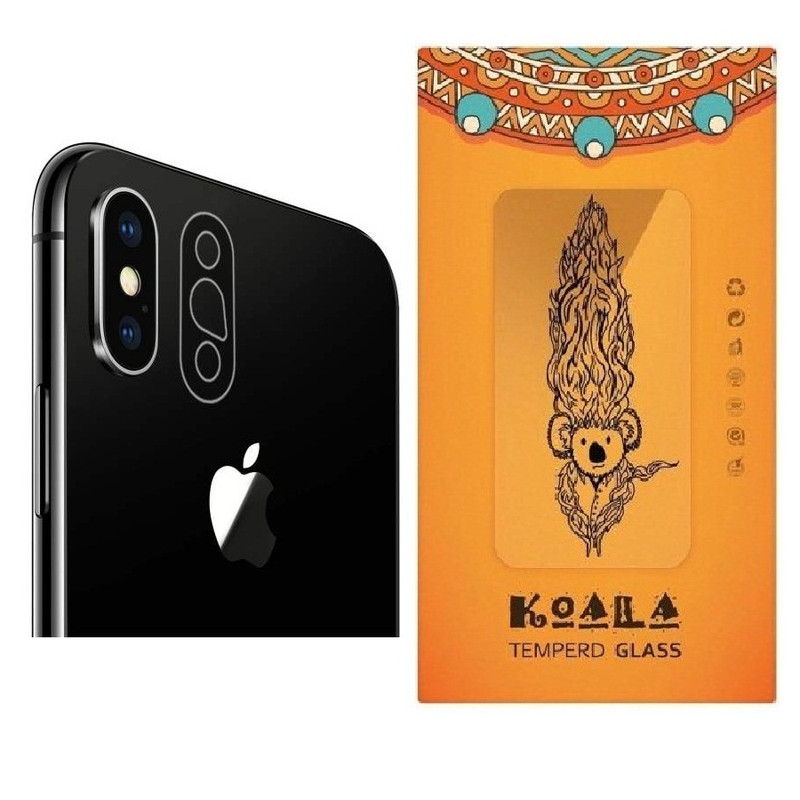 محافظ لنز دوربین کوالا مدل 9H-02 مناسب برای گوشی موبایل اپل Iphone X / XS