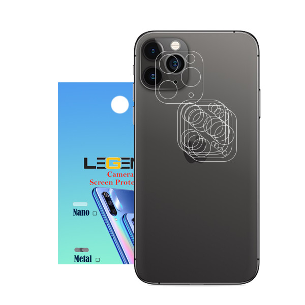محافظ لنز گوشی موبایل نانو مدل 008 مناسب برای گوشی موبایل اپل iphone 11 pro بسته 5 عددی