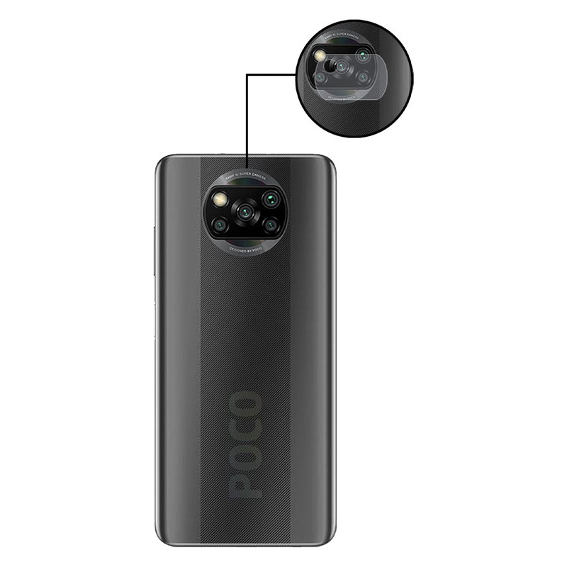 محافظ لنز دوربین مدل LENS-G مناسب برای گوشی موبایل شیائومی Poco X3