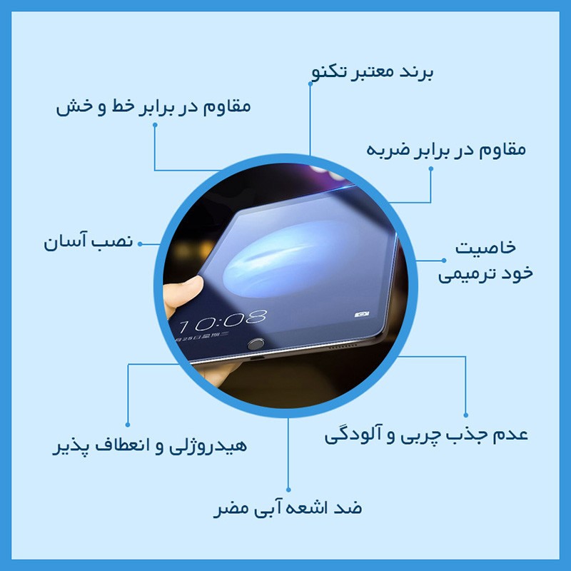 محافظ صفحه نمایش ضد اشعه آبی تکنو مدل HyBLU مناسب برای تبلت هوآوی MatePad T10S