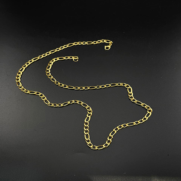 گردنبند فیگارو طلایی چهار میل