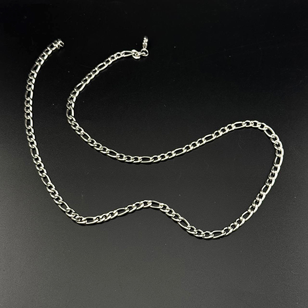 گردنبند استیل مدل فیگارو چهار میل