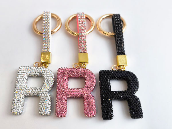 حلقه جاکلیدی استیل انگلیسی حرف R کد 10837