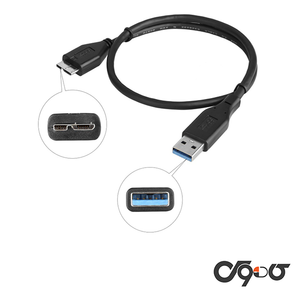 کابل هارد اکسترنال 30 سانتی متر USB3 VOX