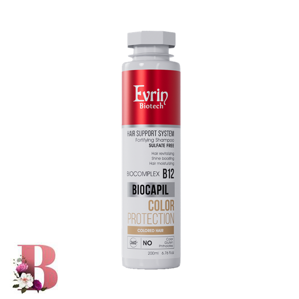 شامپو تقویت کننده موهای آسیب دیده و رنگ شده اورین بیوتک 200 میلی لیتر | Evrin Biotech Fortifying Shampoo For Damaged & C