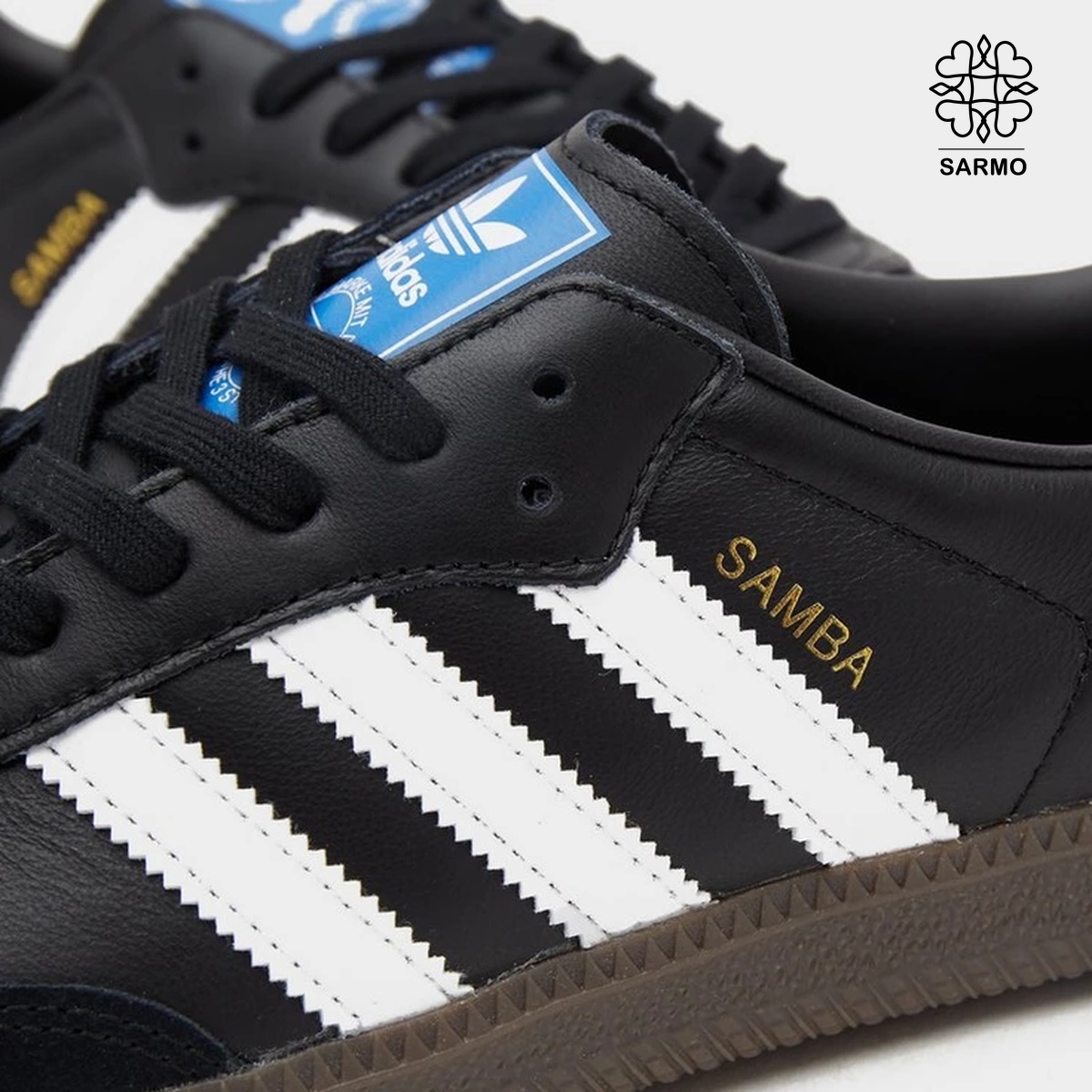 کفش اسپرت کتانی زنانه آدیداس سامبا مشکی samba adidas black