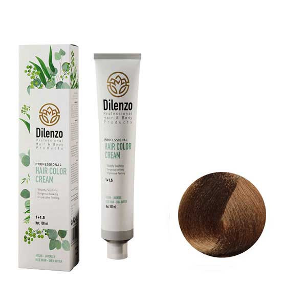 رنگ مو دیلنزو شماره 6CN سری کاپوچینو حجم 100 میلی لیتر رنگ بلوند کاپوچینو تیره