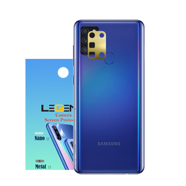 محافظ لنز دوربین مدل فلزی مناسب برای گوشی موبایل سامسونگ Galaxy A21S