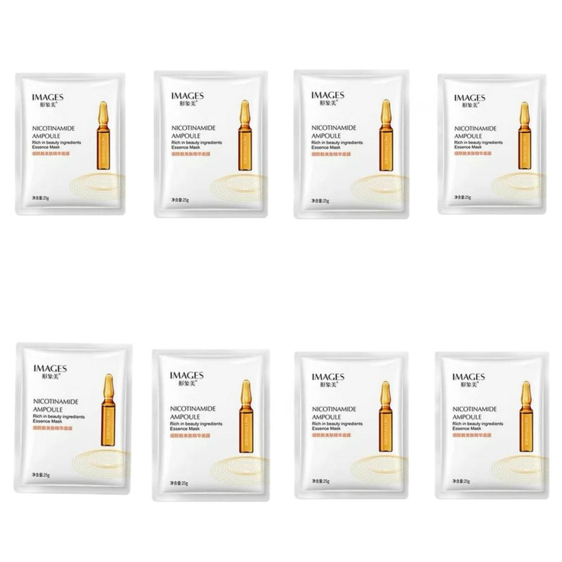 ماسک صورت ایمجز مدل Nicotinamide Ampoule وزن 25 گرم بسته 8 عددی