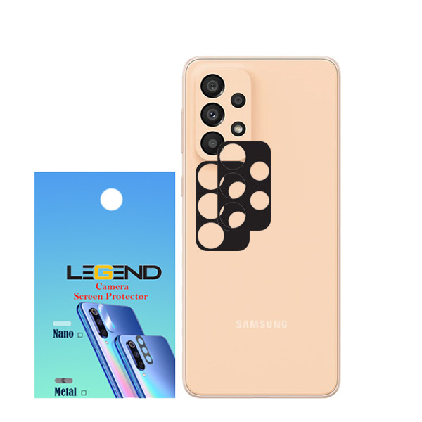 محافظ لنز دوربین لجند مدل فلزی مناسب برای گوشی موبایل سامسونگ Galaxy A33 بسته 2 عددی