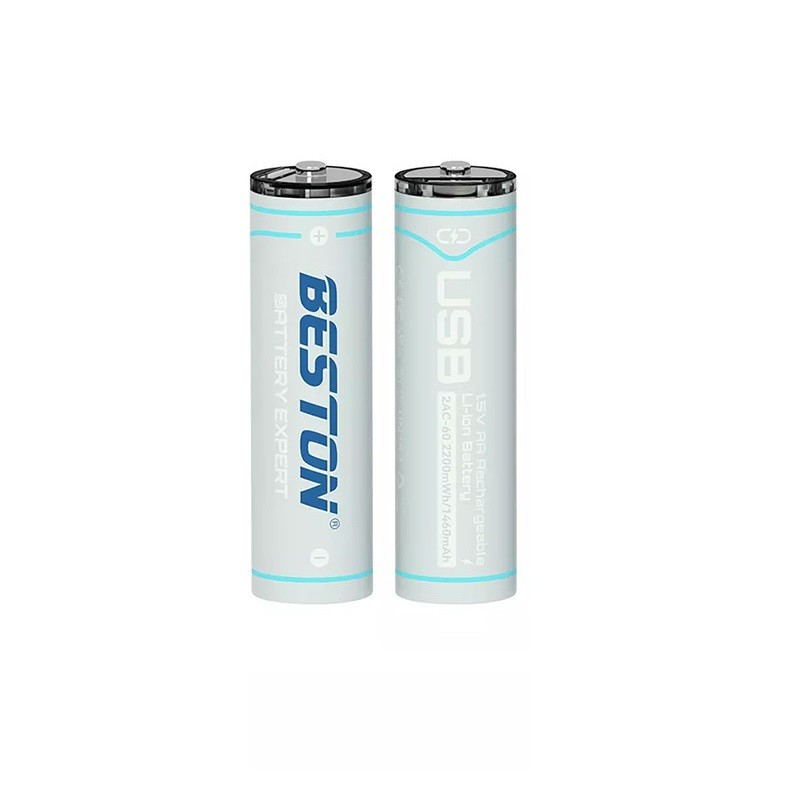 باتری قلمی قابل شارژ بستون مدل 2AC-60 بسته 2 عددی