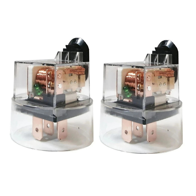 رله فن 100آمپر شیشه ای خودرو مدل TMT100A12V2 مناسب برای پژو 405 مجموعه دو عددی