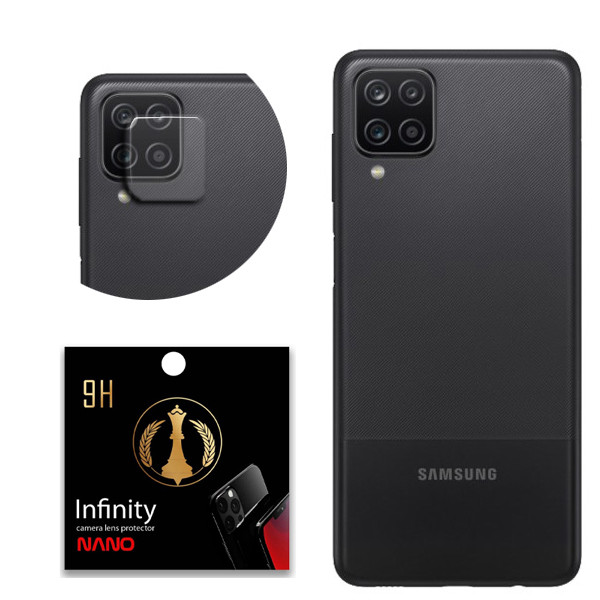 محافظ لنز دوربین سرامیکی اینفینیتی نانو مدل Star Pro Max مناسب برای گوشی موبایل سامسونگ Galaxy A12