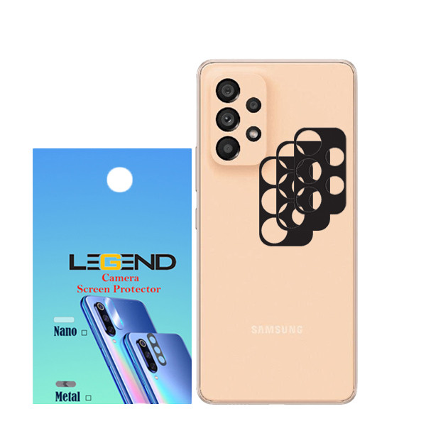 محافظ لنز دوربین مدل LEGEND مناسب برای گوشی موبایل سامسونگ Galaxy A53 5G بسته 3 عددی