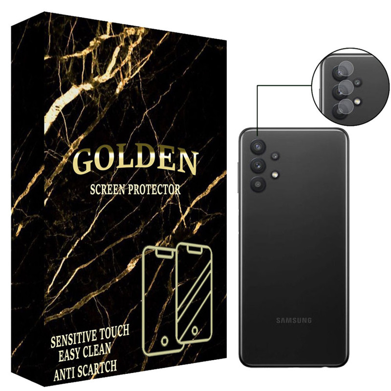 محافظ لنز دوربین گلدن مدل LNZ_G01 مناسب برای گوشی موبایل سامسونگ Galaxy A32 5G