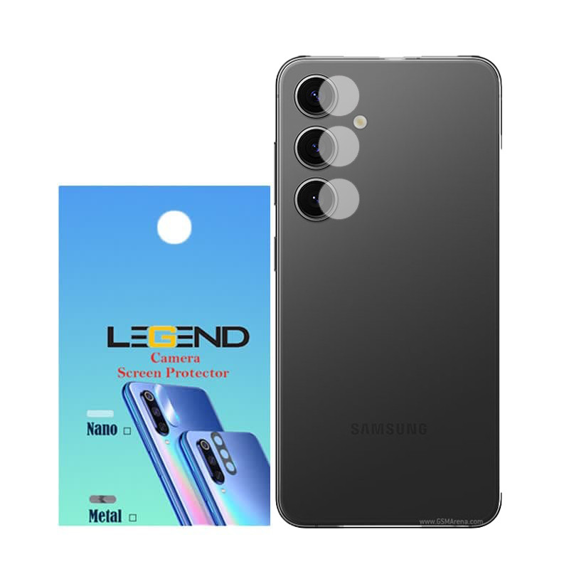 محافظ لنز دوربین لجند مدل نانوگلس مناسب برای گوشی موبایل سامسونگ Galaxy S24