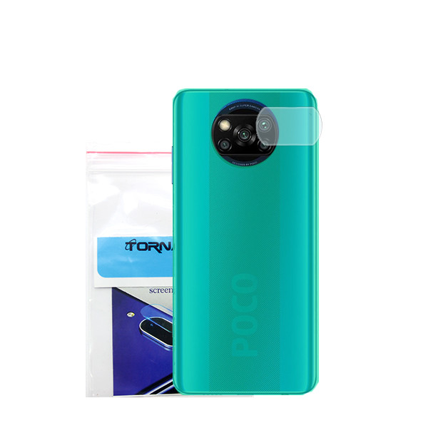 محافظ لنز دوربین مدل TPU مناسب برای گوشی موبایل شیائومی Poco X3 بسته40عددی