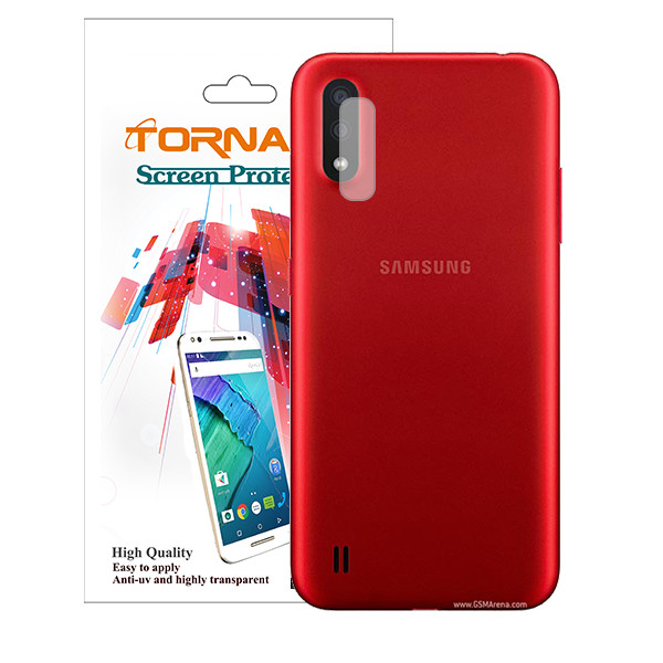 محافظ لنز دوربین مدل پرچسب TPU مناسب برای گوشی موبایل سامسونگ Galaxy A01