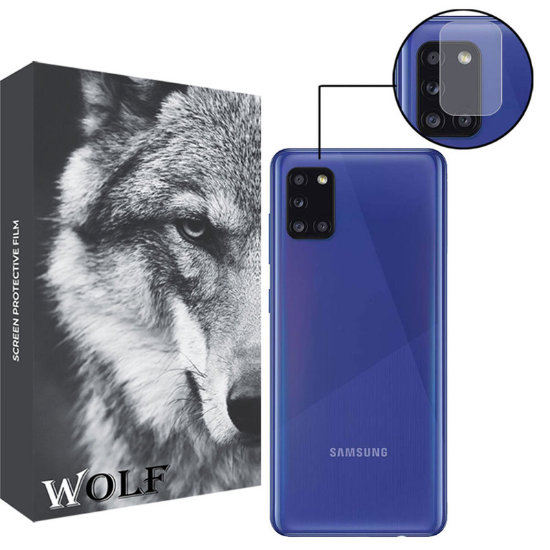 محافظ لنز دوربین ولف مدل RF مناسب برای گوشی موبایل سامسونگ Galaxy A31