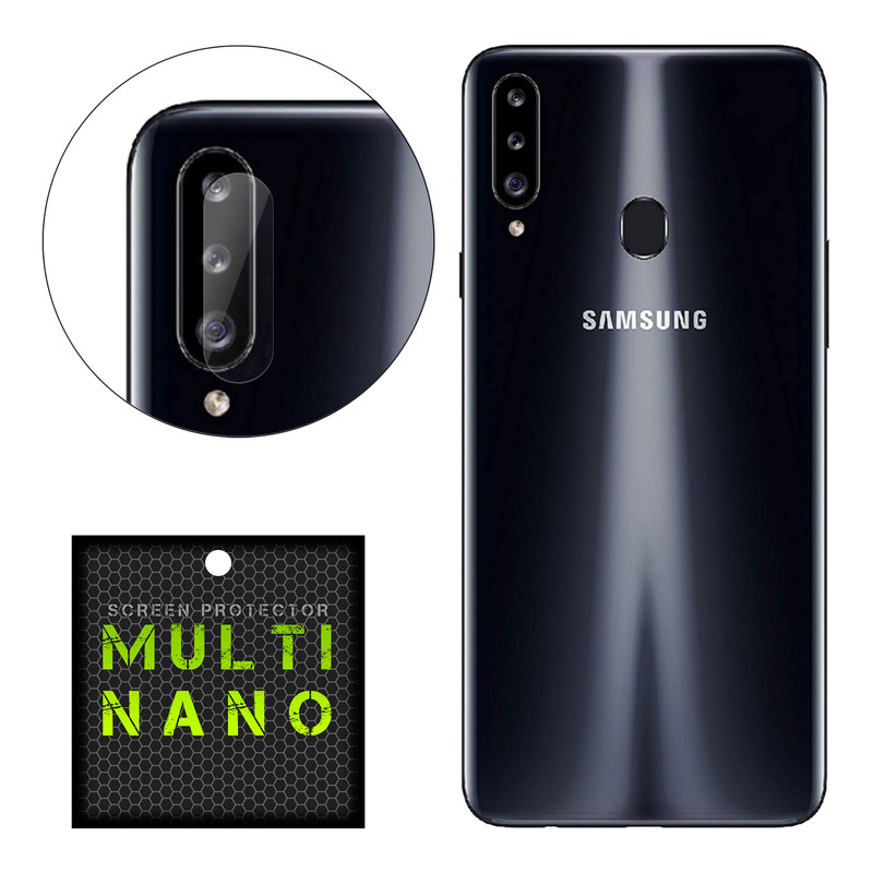 محافظ لنز دوربین مولتی نانو مدل Pro مناسب برای گوشی موبایل سامسونگ Galaxy A20S