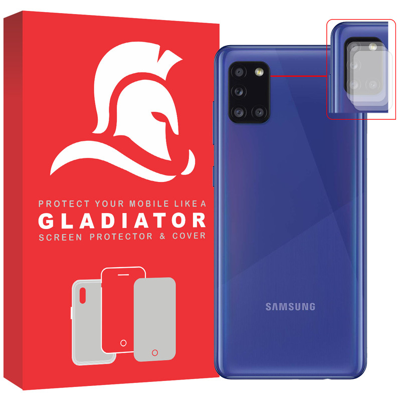 محافظ لنز دوربین گلادیاتور مدل GCS3000 مناسب برای گوشی موبایل سامسونگ Galaxy A31 بسته سه عددی