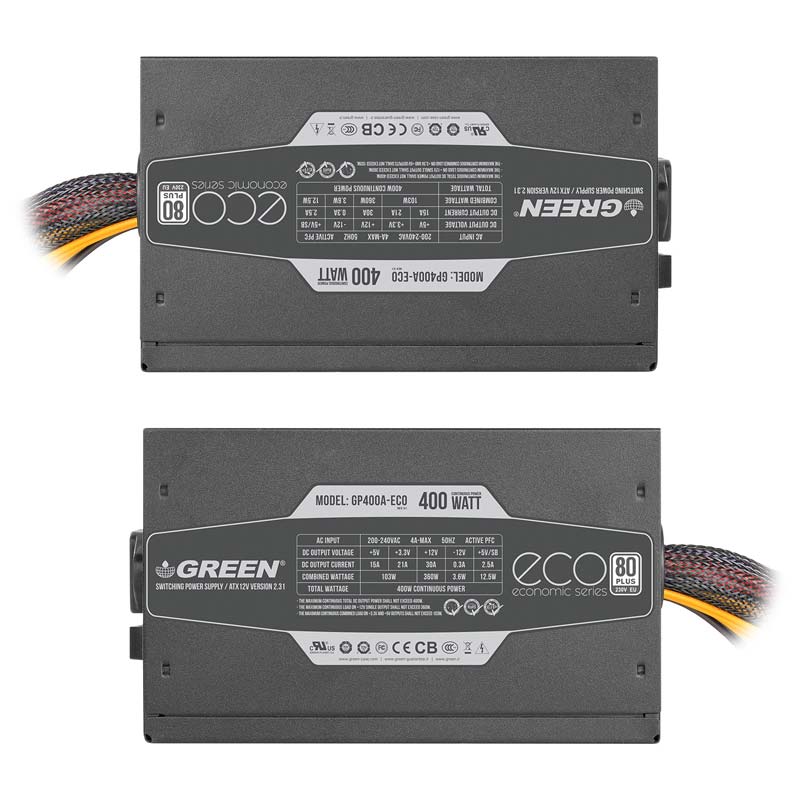 پاور کامپیوتر گرین 400وات GP400A-ECO Rev3.1