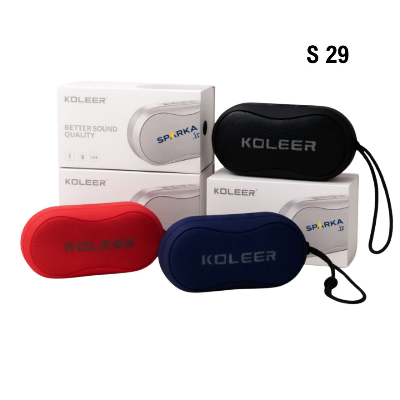 اسپیکر بلوتوثی قابل حمل KOLEER مدل S29