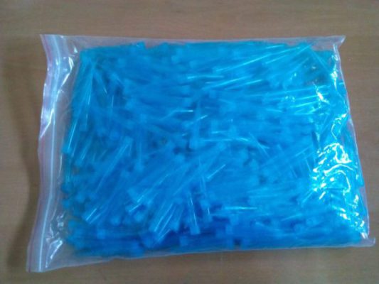 نوک سمپلر آبی ( طرح اپندورف ) بسته بندی 500 عددی لابترون تخفیف = تماس